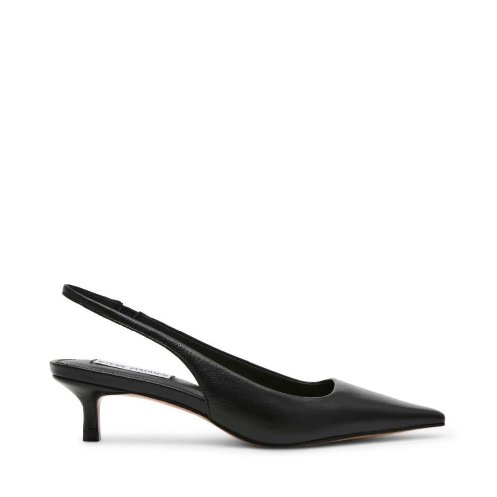 Steve Madden Black Slingback Heels
